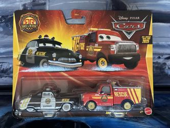 Disney Pixar Cars sheriff and Adam
