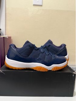 Jordan 11 Retro Low “Navy Gum Bottom” - Size 12