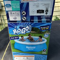 Best way fast set pool 8ftX26 IN used 