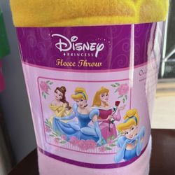 DISNEY PINCESS FLEECE THROW BLANKET