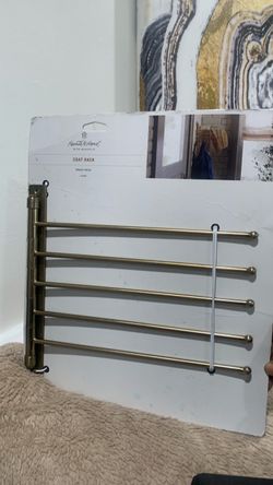 #rack #brass finish #coat rack #hat rack #wll #new