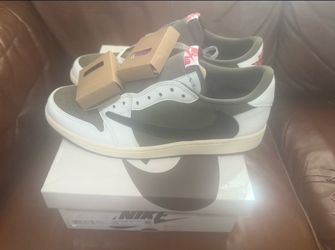 Jordan 1 Retro Low OG SP Travis Scott Medium Olive Size 13