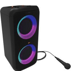 PRICE LOWERED! - Klipsch Gig XXL Bluetooth Towel80 Watts, $449 Retail price, 80 Watts, 22”Hx12”Wx11”D, Light Show, Includes Corded Microphone 