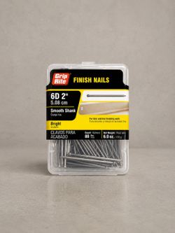 Grip-Rite 2” Finish Nails – 6D (Approx. 88 Count)
