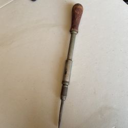 Vintage Mechanical Screwdriver.