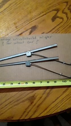 Vintage windshield wipers