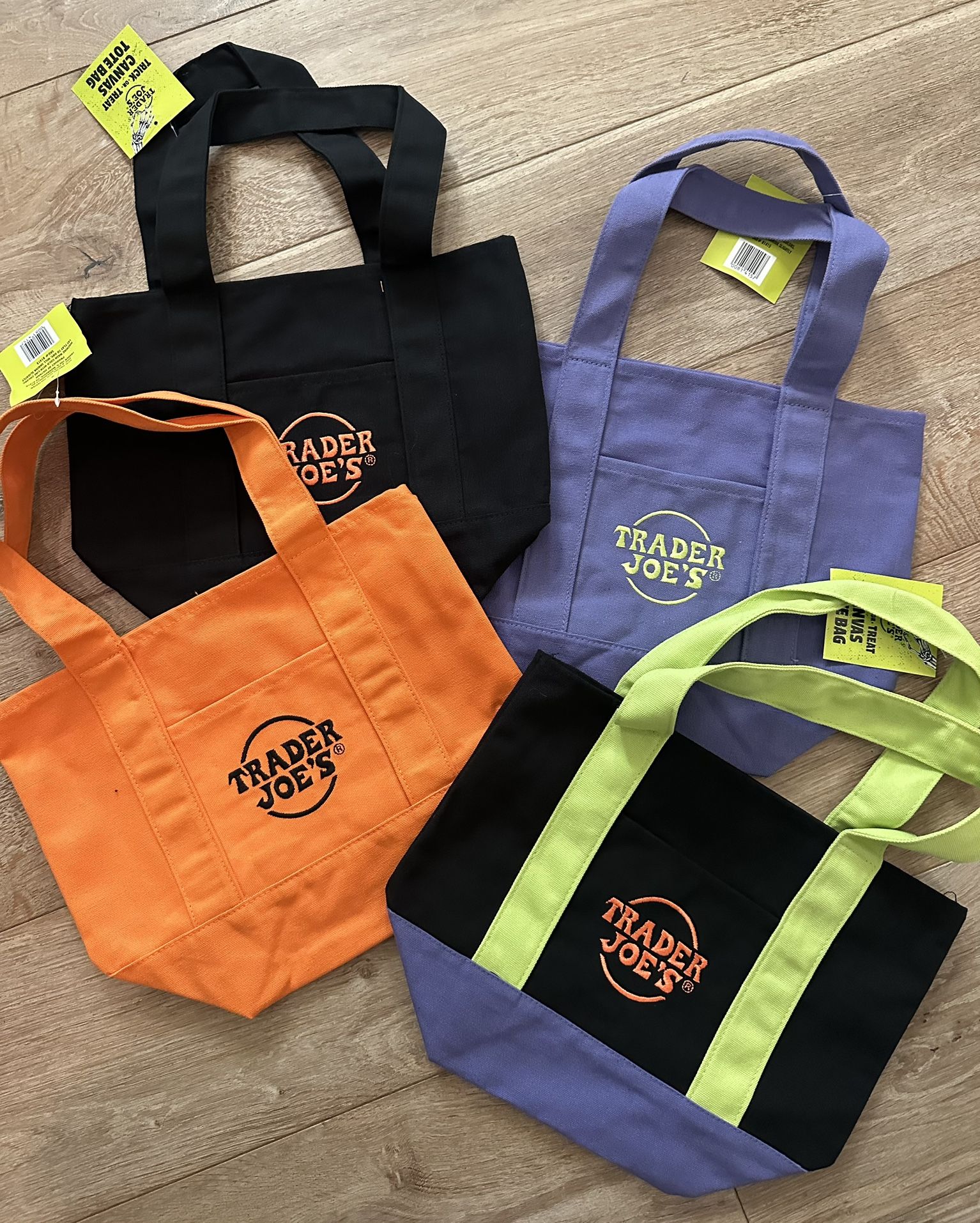 Trader Joe’s Halloween Mini Canvas Tote Limited Edition