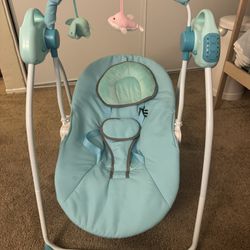 YANAOFFEE Electric Baby Swing For Infant (Bluetooth Included)