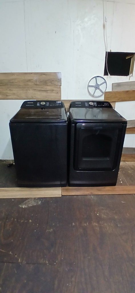 Black Samsung Washer And Dryer