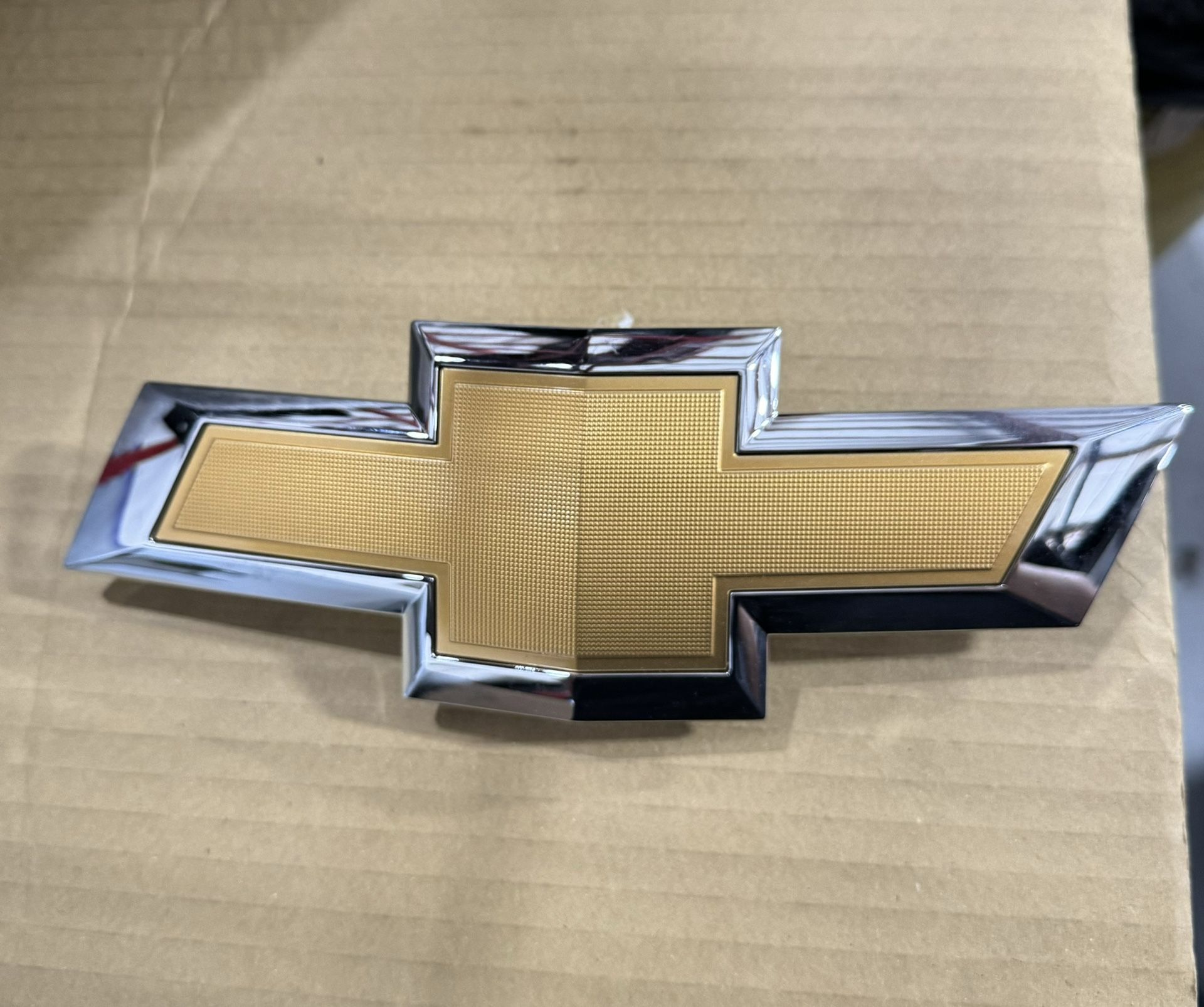 Chevy Front Bowtie Emblem Gold