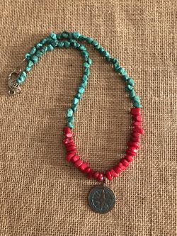 “The Traveler” Turquoise Necklace Shipping Only On Sale Today!