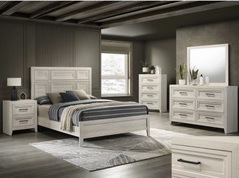 Lorraine Bedroom Set 5pc 🥳🚛😱📍❤️🔥 Queen