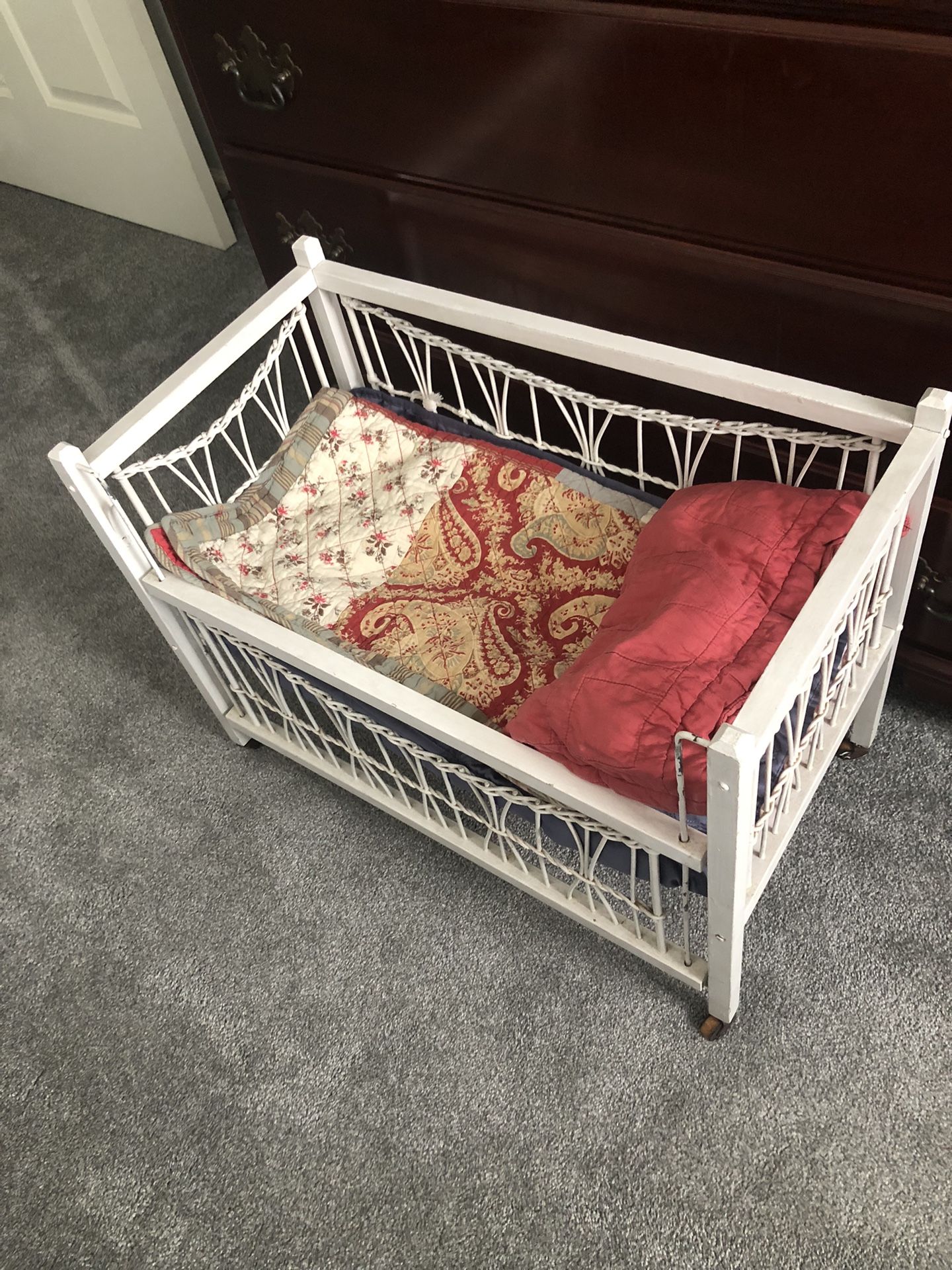 Antique Doll Bed