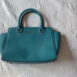 Turquoise Michael Kors Purse