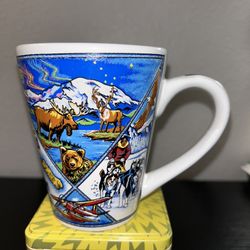 Arctic Circle Alaska McKinley Explorer 14 oz. Ceramic Coffee Mug Cup 4.5”