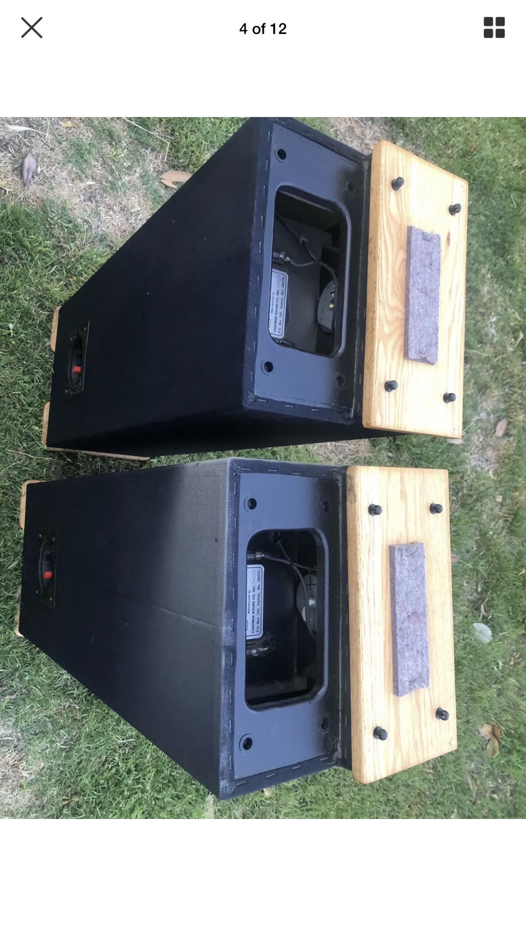 Chapman T7 vintage speakers 1970’s for Sale in North Hollywood, CA