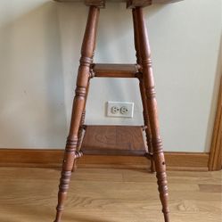 Wood Plant Stand