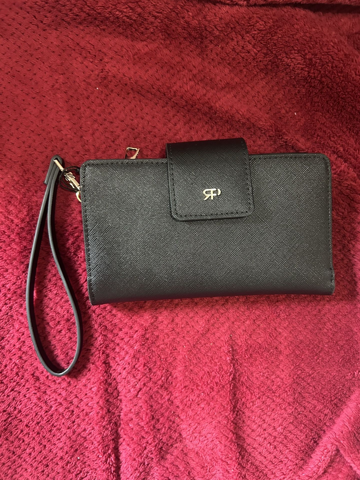 PARFOIS Fashion Wallet -Black With Wrist Strap GC LN