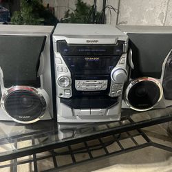 Sharp Digital Audio With Powered subwoofer 