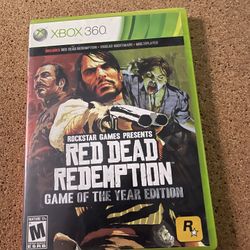 Xbox 360 Red Dead Redemption Game Of The Year Edition 2 Disc CIB