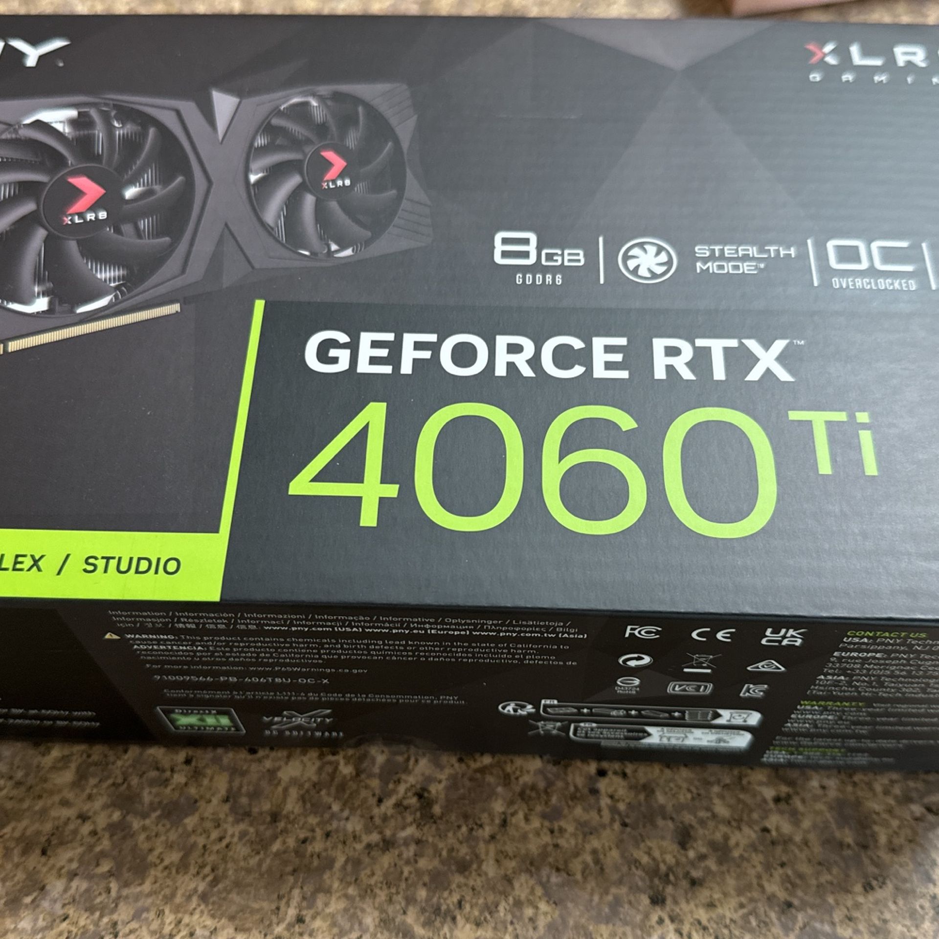 New Sealed PNY GEFORCE RTX 4060 Ti