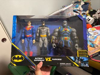 DC Batman + Superman Vs Darkseid Action Figures 1st Edition 11" Spin Master WB