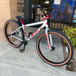 SE Bikes Big Flyer HD 29" BMX Bike Big Silver