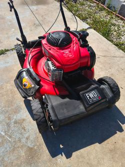Craftsman self propelled mower w bag