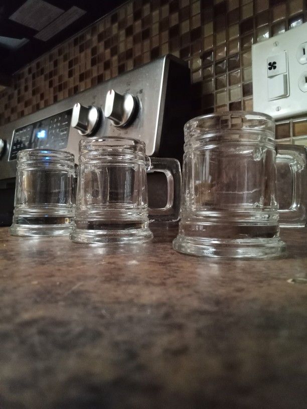 Vintage Beer Mug Shot Glasses