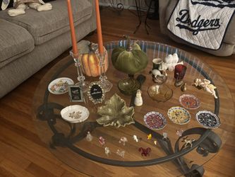 Estate sale- 70's decor meets mad hatter tea party
