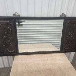 Wood Carving Chinese Hanging Mirror