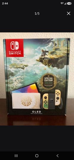 Brand New OLED Nintendo Switch. 
Zelda Tears of the Kingdom.