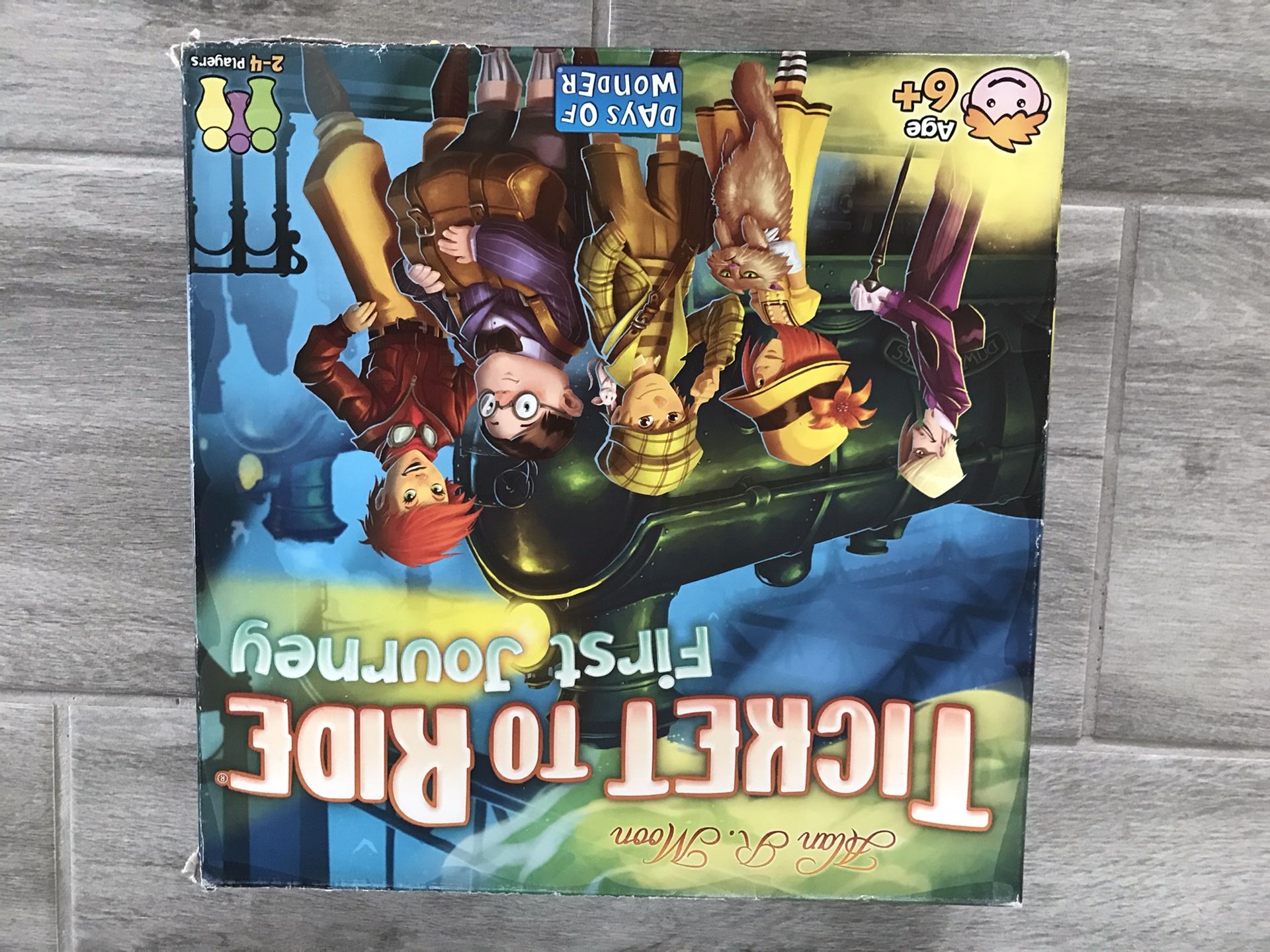 Ticket To ride And Caftan Junior Board Games