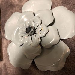 Wall set set 3D flower and leaves