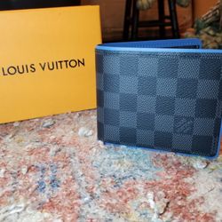 Louis Vuitton Blue Lining Wallet 