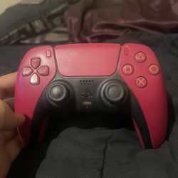 Red PlayStation 5 controller