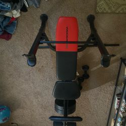 Weight Bench And Weights