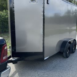 NEW 2026 6x12 TA 7’ Height Enclosed Trailer 