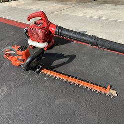 Saw Blade Hedge Trimmer / Leaf Blower