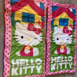 Hello Kitty Sleeping Bags. Some Stains. 