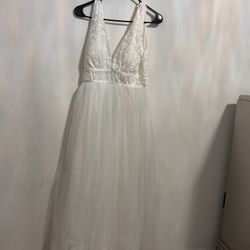 White Dress Size Small 