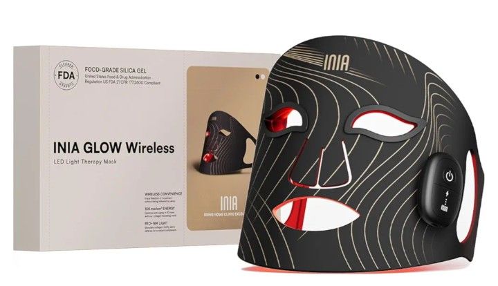 INIA-GLOW- WIRELESS LED LIGHT THERAPY FACE MASK