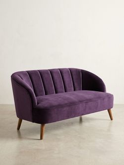 Loveseat purple like new