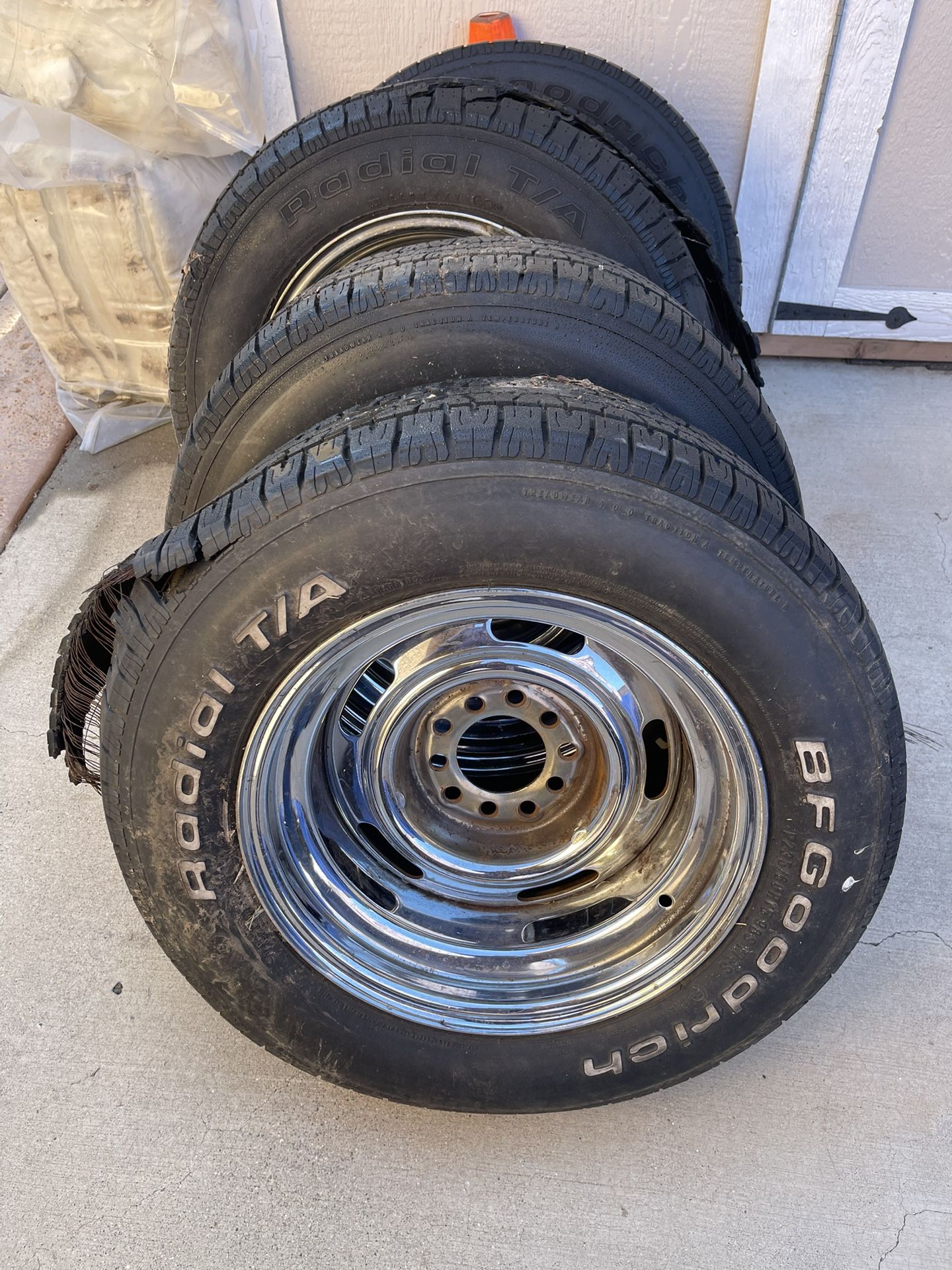 Rally Wheels Chrome From 68 Camaro for Sale in Fontana, CA - OfferUp