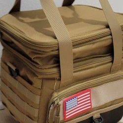 JOYHILL Tactical Lunch Box for Men, Double Deck Expandable Insulated Lunch Bag

