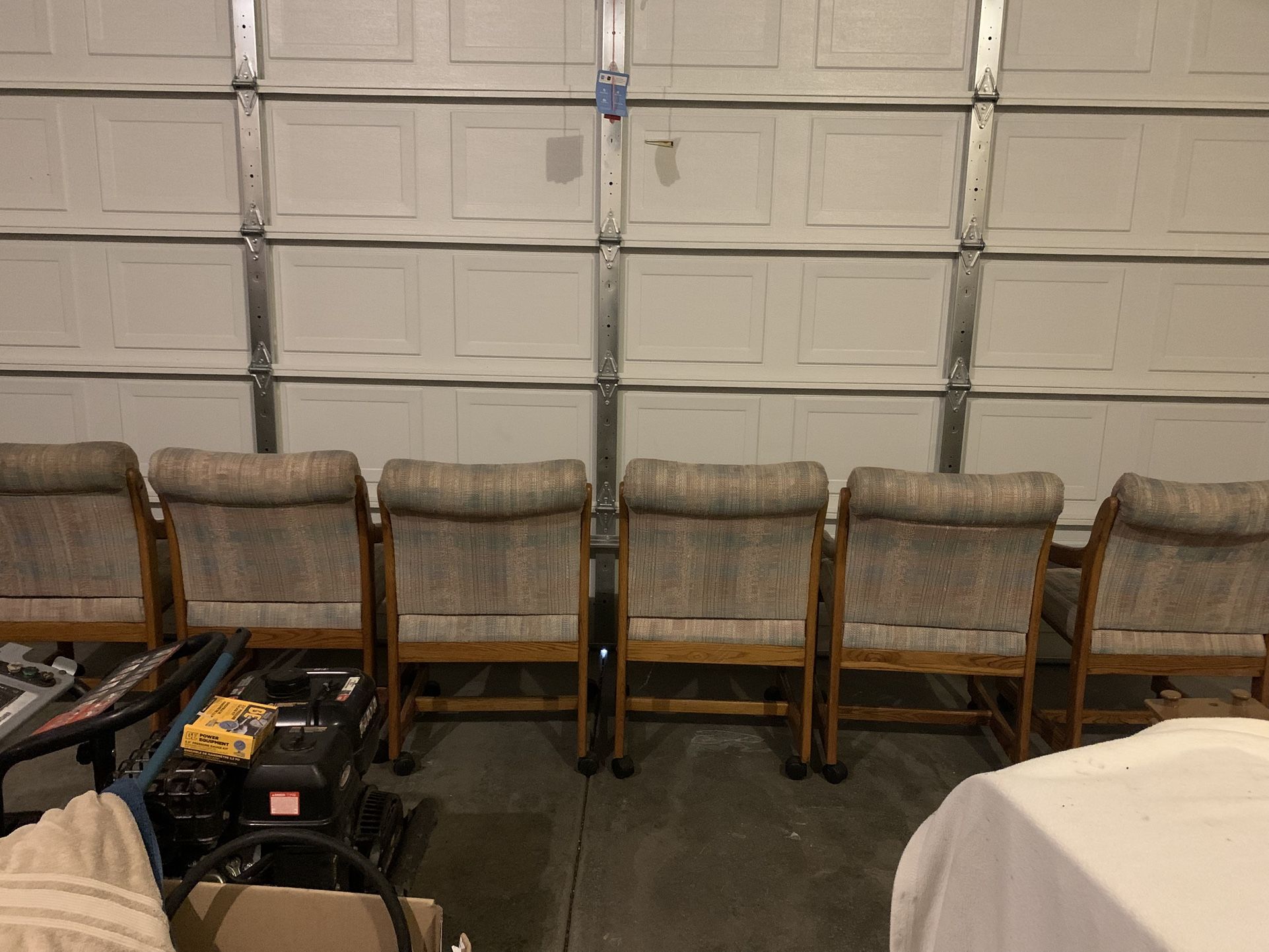 1990 Rolling Dining Chairs