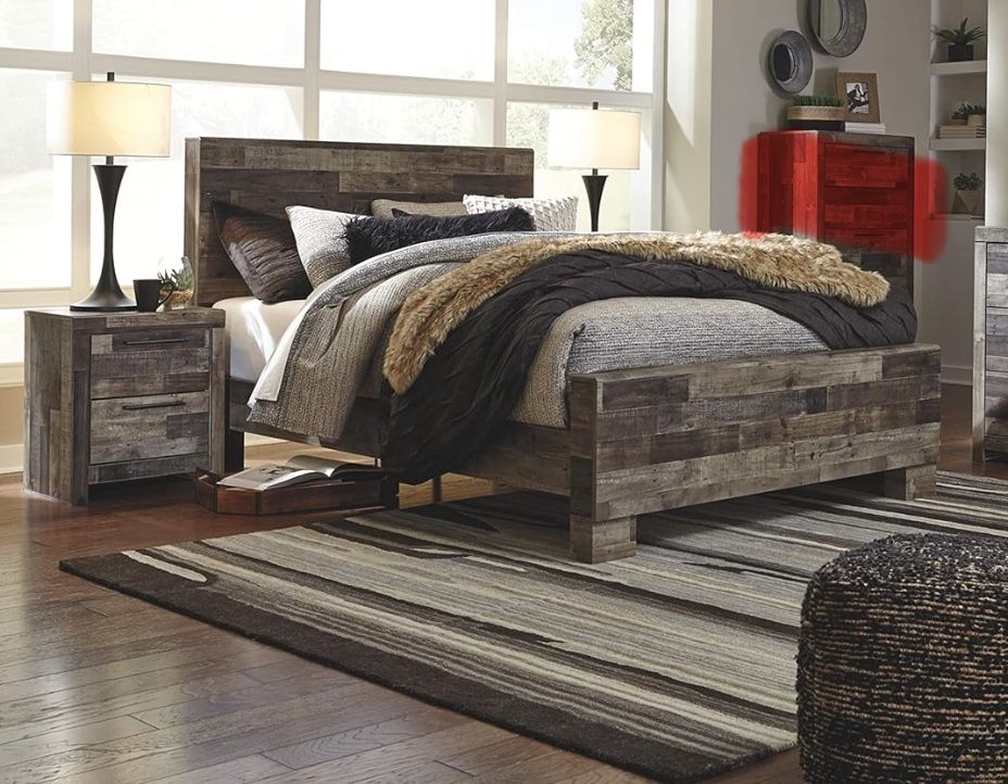 Ashley Furniture Twin bed Frame And Night Stand . Only A Few Scratches . Great Conditions