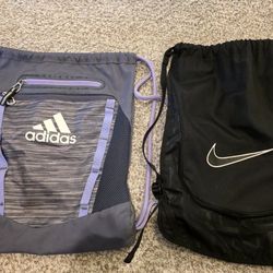 2 Drawstring Backpacks