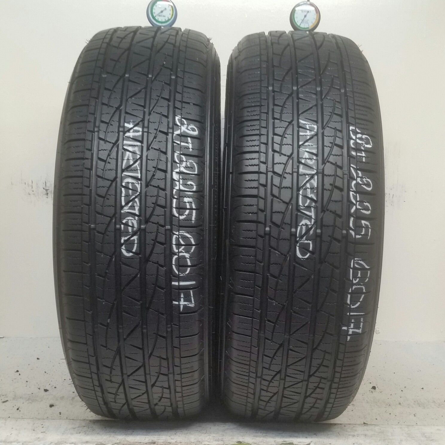 2 Tires 225 60 17 Firestone destination LE2 high tread no repairs