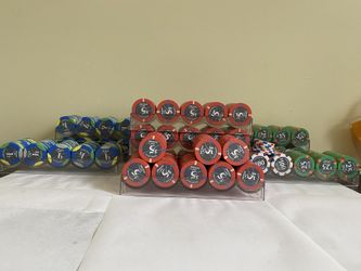 Custom Casino-Grade Poker Chips – High Security – Run 1/3, 2/5, 5/5 Easily